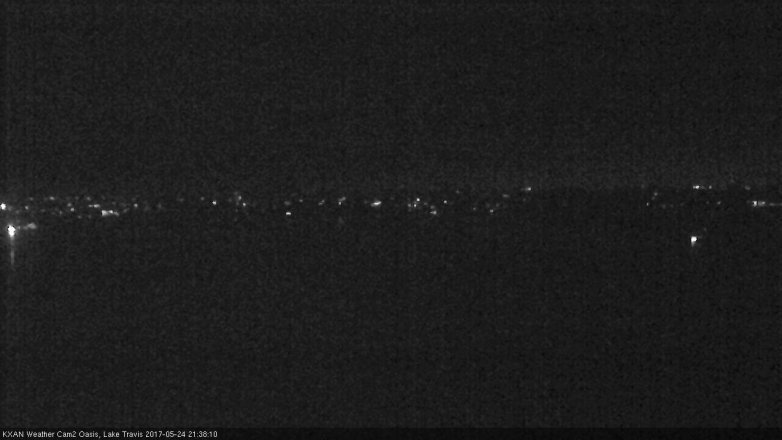Lake Travis webcam, May 24, 2017 9:05 PM CT
