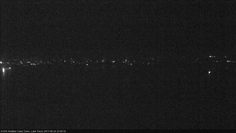Lake Travis webcam, May 24, 2017 9:40 PM CT