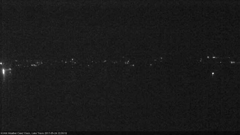 Lake Travis webcam, May 24, 2017 10:50 PM CT