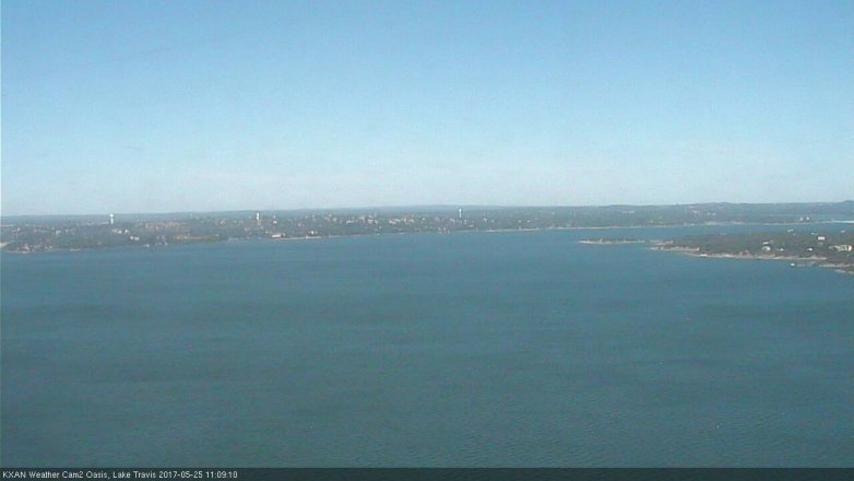 Lake Travis webcam, May 25, 2017 10:15 AM CT