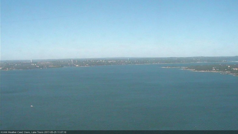 Lake Travis webcam, May 25, 2017 10:35 AM CT