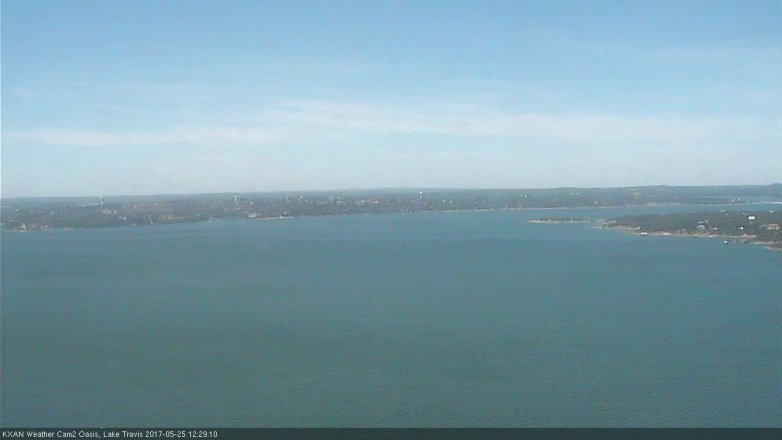 Lake Travis webcam, May 25, 2017 11:35 AM CT