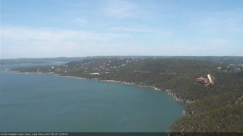 Lake Travis webcam, May 25, 2017 12:20 PM CT