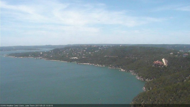 Lake Travis webcam, May 25, 2017 12:45 PM CT