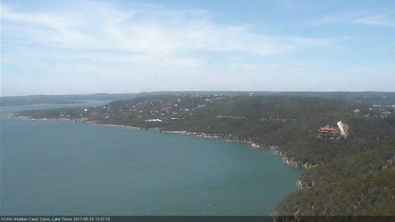 Lake Travis webcam, May 25, 2017 12:50 PM CT