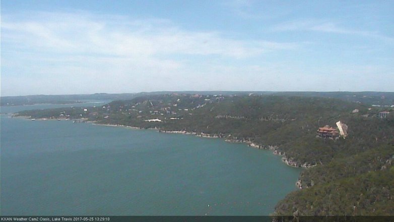 Lake Travis webcam, May 25, 2017 12:55 PM CT