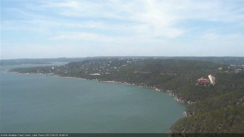 Lake Travis webcam, May 25, 2017 1:25 PM CT