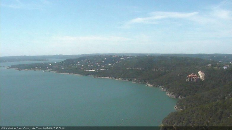 Lake Travis webcam, May 25, 2017 2:15 PM CT