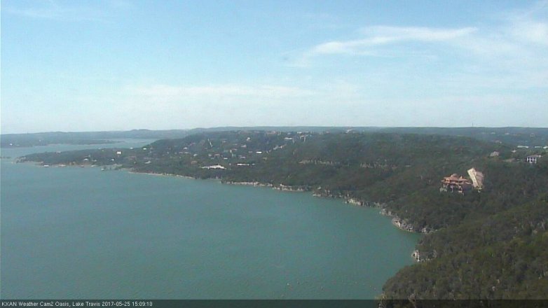 Lake Travis webcam, May 25, 2017 2:30 PM CT