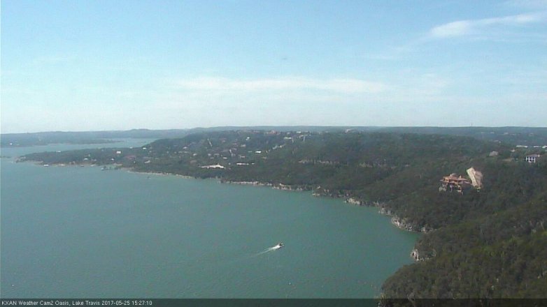 Lake Travis webcam, May 25, 2017 2:35 PM CT