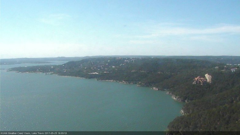 Lake Travis webcam, May 25, 2017 3:30 PM CT