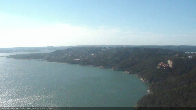 Lake Travis webcam, May 25, 2017 4:35 PM CT