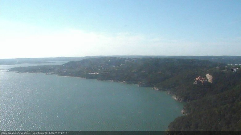 Lake Travis webcam, May 25, 2017 4:40 PM CT