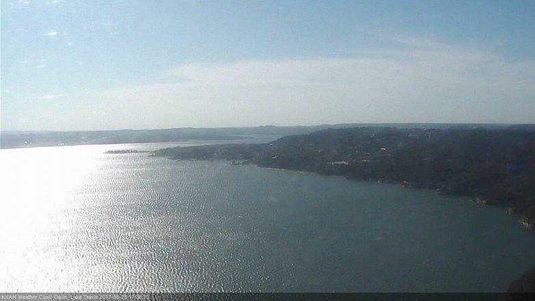 Lake Travis webcam, May 25, 2017 4:45 PM CT