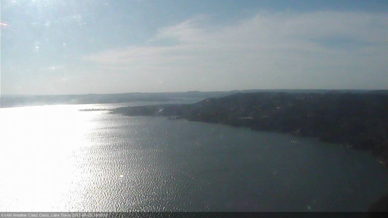 Lake Travis webcam, May 25, 2017 5:30 PM CT