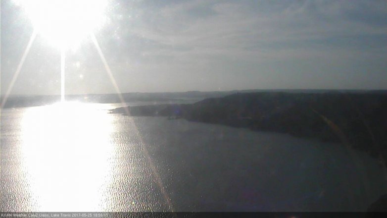 Lake Travis webcam, May 25, 2017 6:10 PM CT