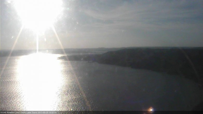 Lake Travis webcam, May 25, 2017 6:35 PM CT