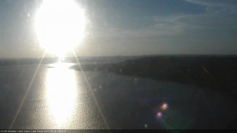 Lake Travis webcam, May 25, 2017 7:00 PM CT