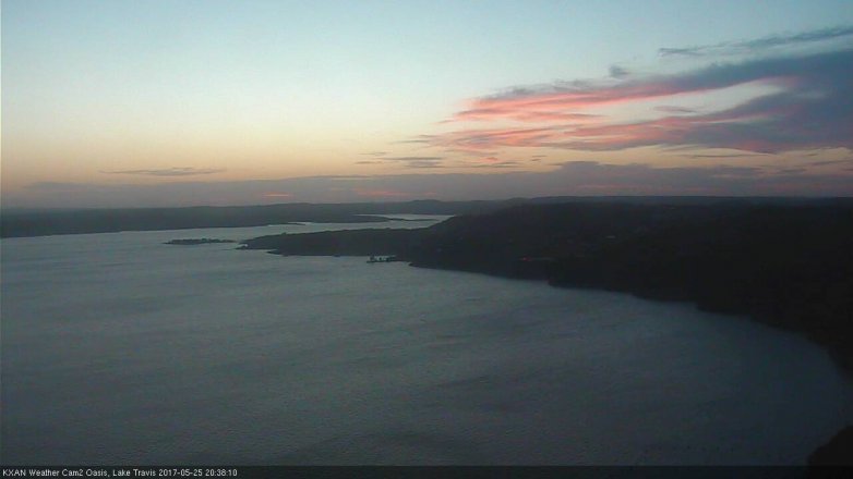 Lake Travis webcam, May 25, 2017 7:50 PM CT