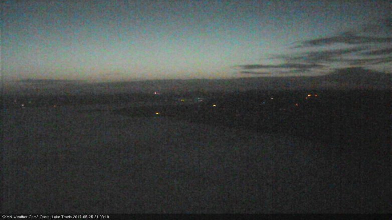 Lake Travis webcam, May 25, 2017 8:20 PM CT