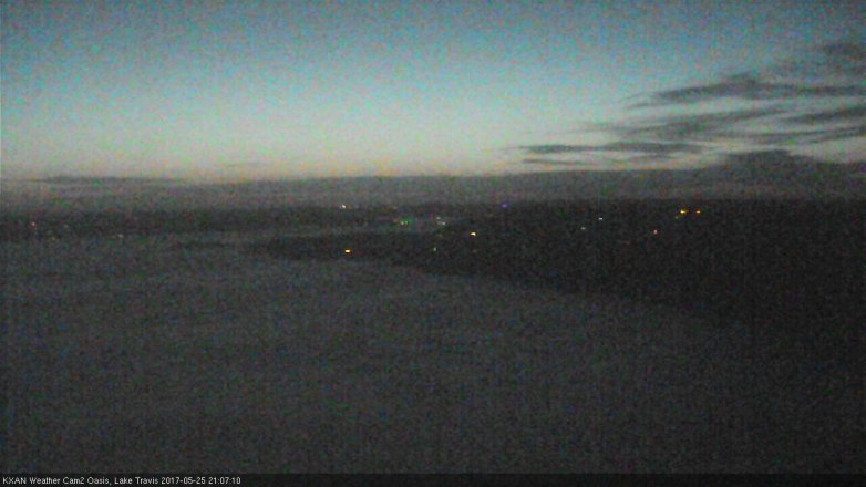 Lake Travis webcam, May 25, 2017 8:25 PM CT