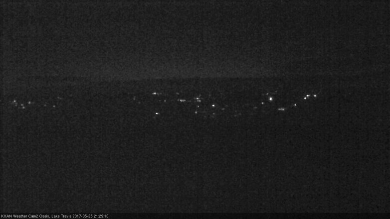 Lake Travis webcam, May 25, 2017 9:00 PM CT