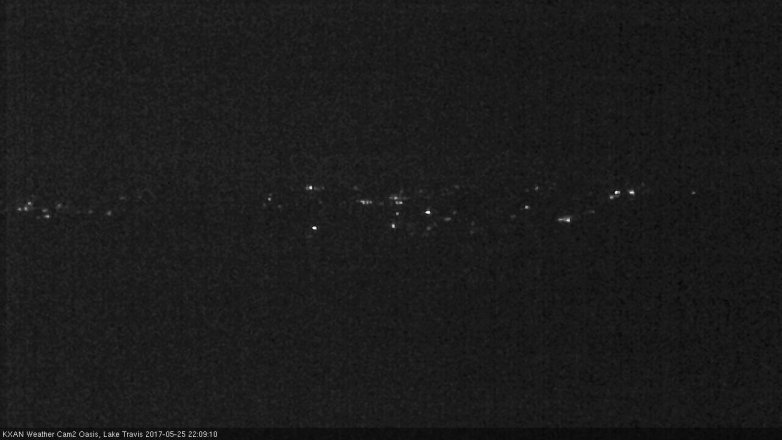 Lake Travis webcam, May 25, 2017 9:40 PM CT