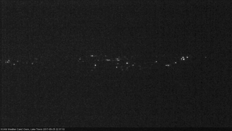 Lake Travis webcam, May 25, 2017 9:50 PM CT