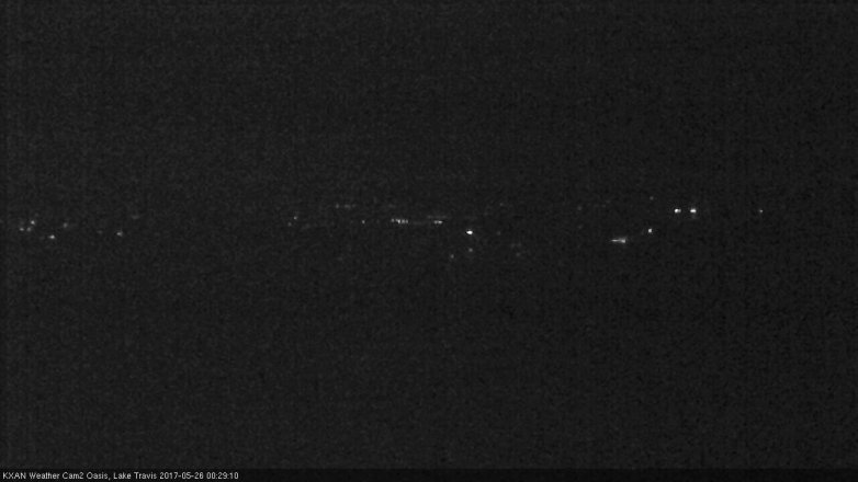 Lake Travis webcam, May 25, 2017 11:35 PM CT