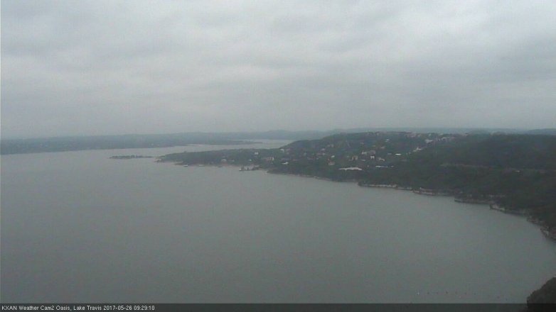 Lake Travis webcam, May 26, 2017 9:00 AM CT