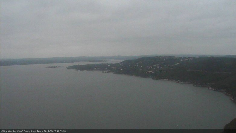 Lake Travis webcam, May 26, 2017 9:30 AM CT