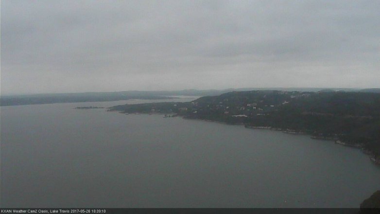 Lake Travis webcam, May 26, 2017 9:50 AM CT
