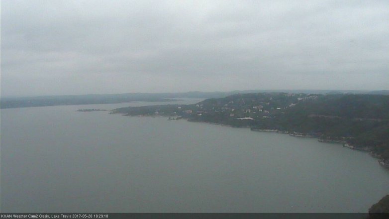 Lake Travis webcam, May 26, 2017 9:55 AM CT
