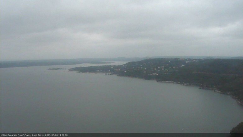 Lake Travis webcam, May 26, 2017 10:55 AM CT