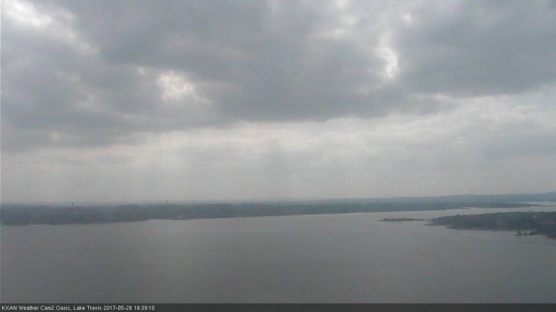 Lake Travis webcam, May 26, 2017 4:10 PM CT