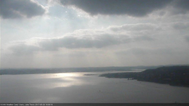 Lake Travis webcam, May 26, 2017 5:15 PM CT