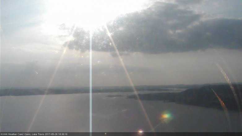 Lake Travis webcam, May 26, 2017 5:55 PM CT