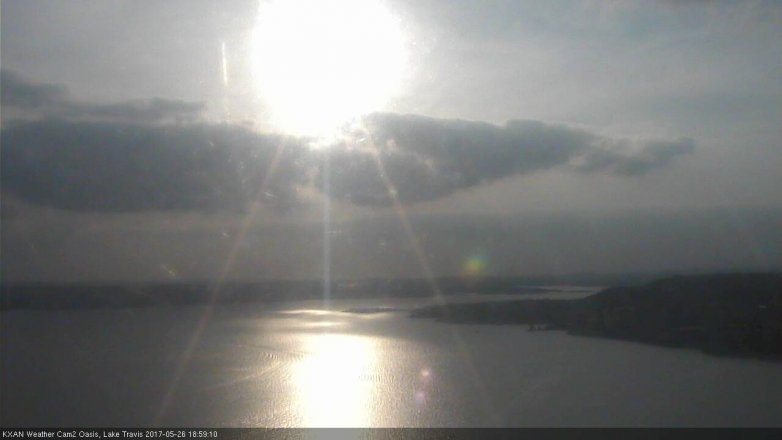 Lake Travis webcam, May 26, 2017 6:15 PM CT
