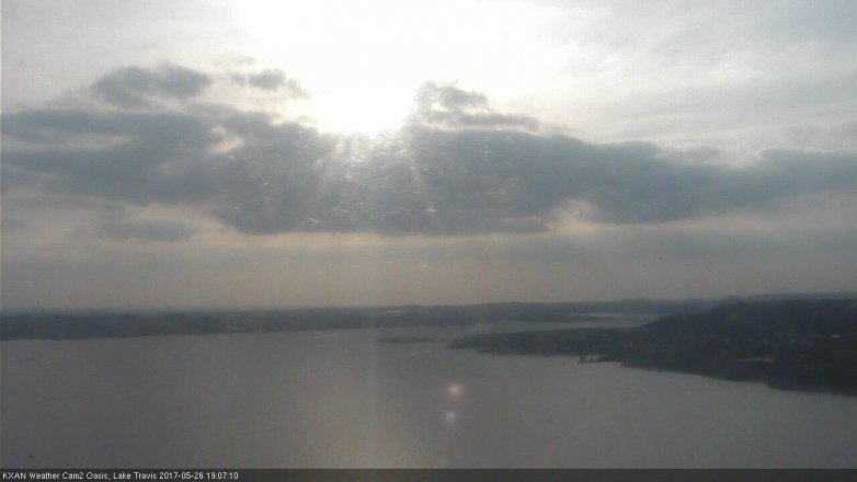 Lake Travis webcam, May 26, 2017 6:40 PM CT