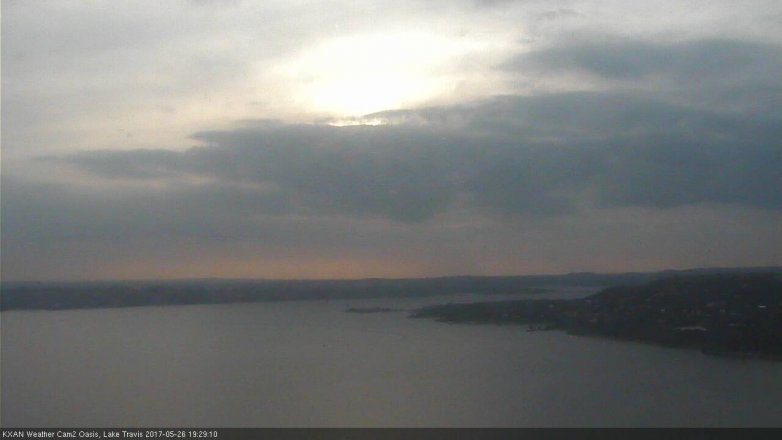 Lake Travis webcam, May 26, 2017 6:55 PM CT