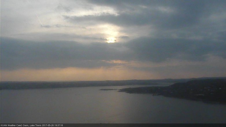 Lake Travis webcam, May 26, 2017 7:00 PM CT