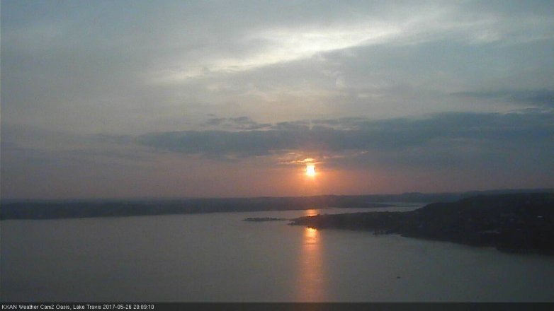 Lake Travis webcam, May 26, 2017 7:40 PM CT