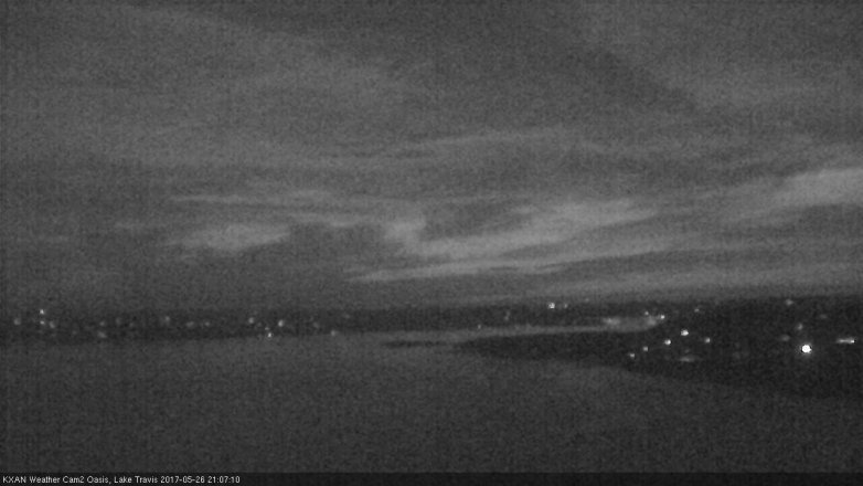 Lake Travis webcam, May 26, 2017 8:20 PM CT