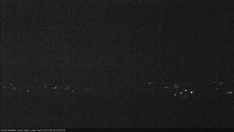 Lake Travis webcam, May 26, 2017 10:00 PM CT