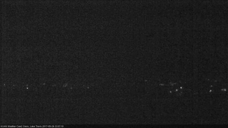 Lake Travis webcam, May 26, 2017 10:30 PM CT
