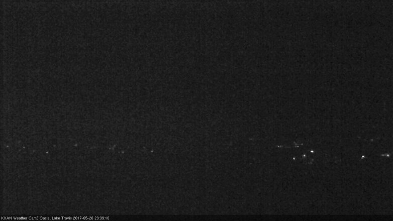 Lake Travis webcam, May 26, 2017 11:10 PM CT