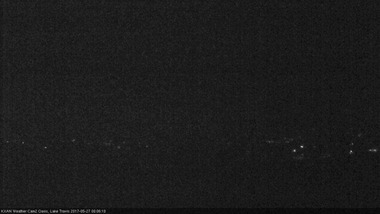Lake Travis webcam, May 26, 2017 11:15 PM CT