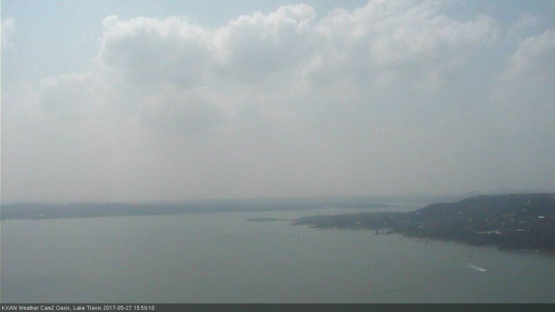 Lake Travis webcam, May 27, 2017 3:15 PM CT