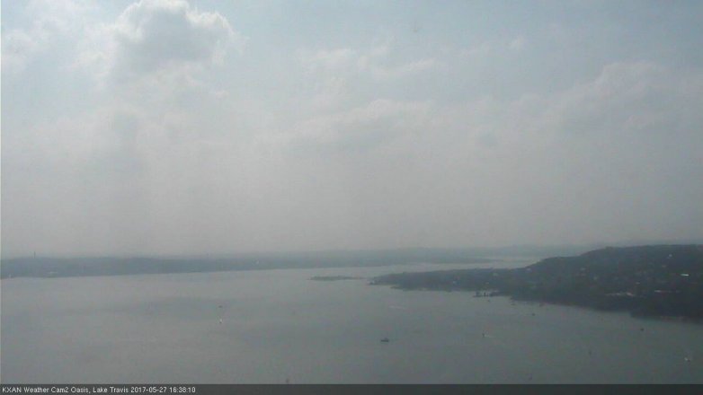Lake Travis webcam, May 27, 2017 3:55 PM CT