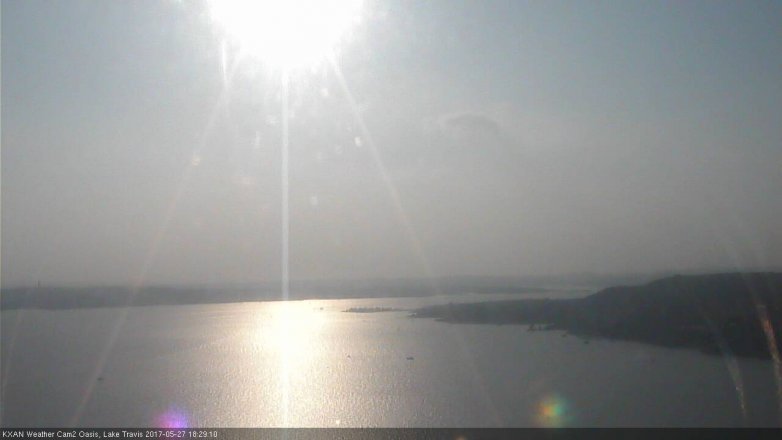 Lake Travis webcam, May 27, 2017 5:55 PM CT